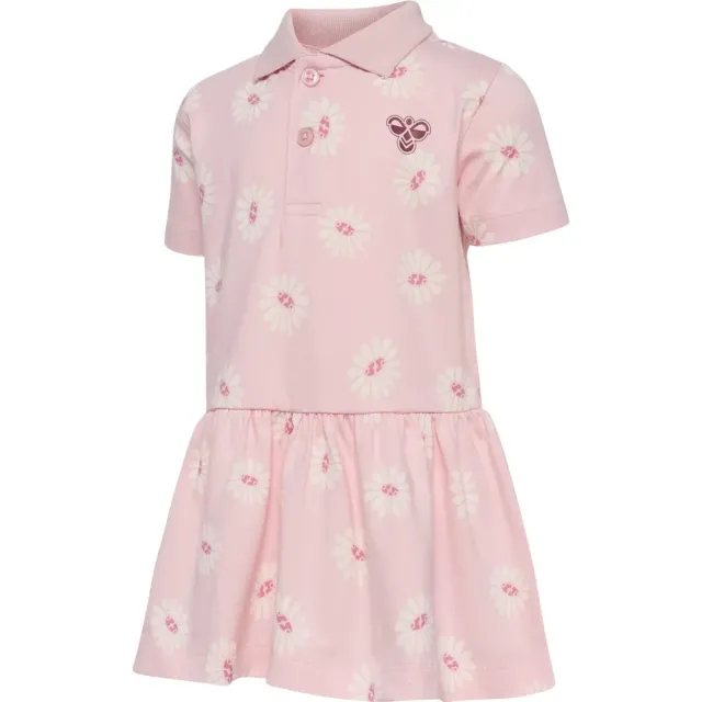 Reg Blomster Polo Kjole - Pale lilac - 92
