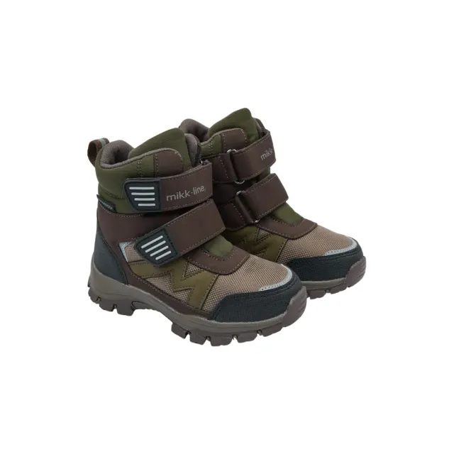 Mikk-Line Vinterstøvle Tex m. Velcro - Kombu Green - 32