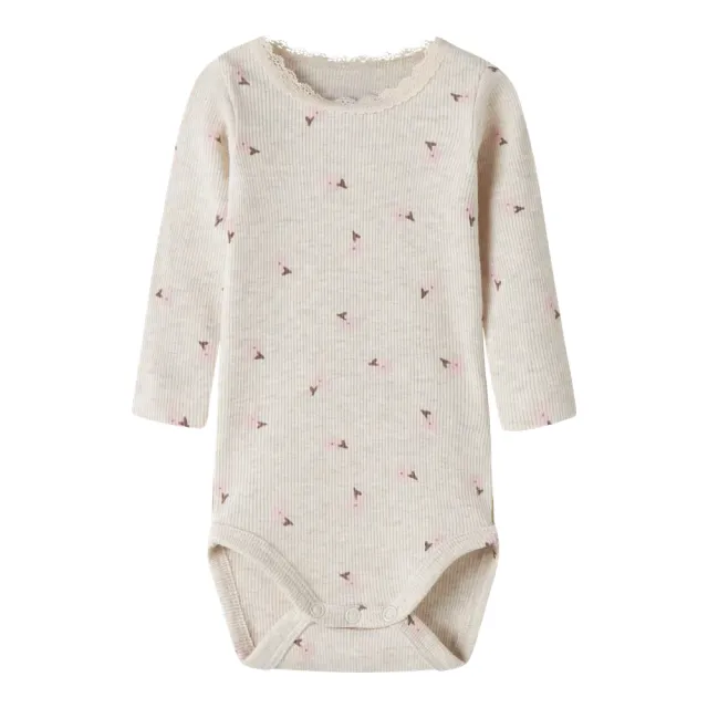 Name It Laurel Langærmet Body - Peyote Melange - 80