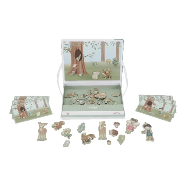 Little Dutch - Magnetisk Legesæt - Forest Friends