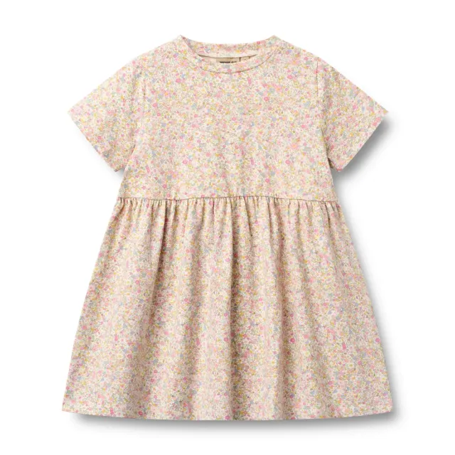 Anna Jersey Kjole - Blush Flower Meadow - 104
