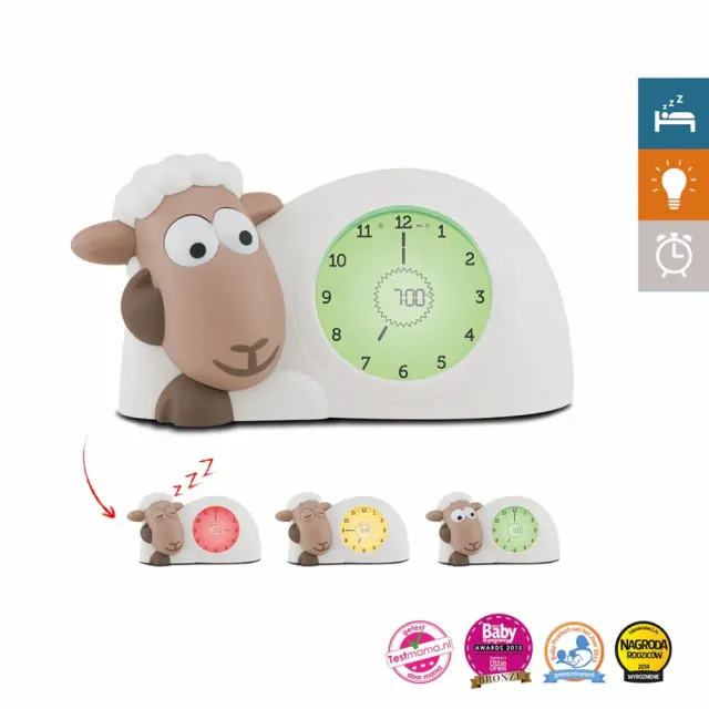 Lampe/Sleep Trainer Sam - Brun