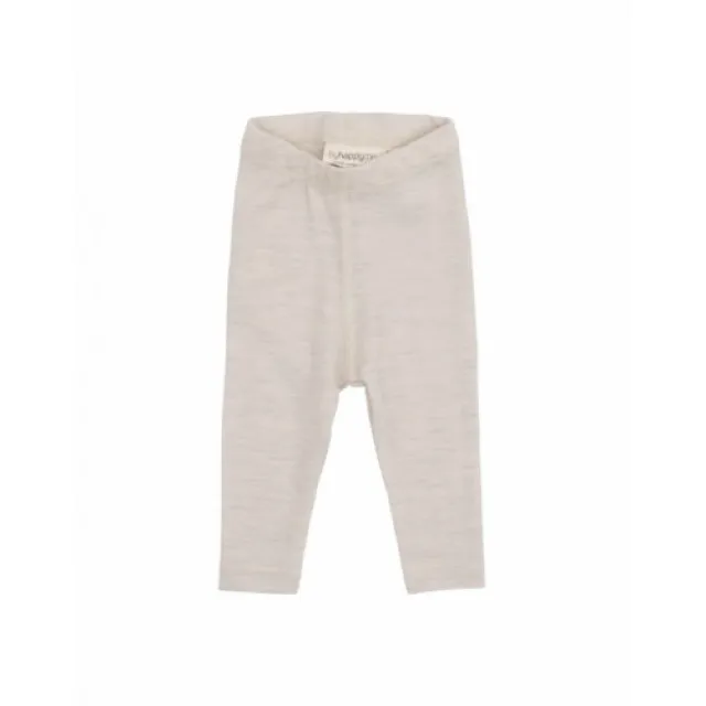Leggings I 100% Merino Uld Til Baby Og Børn Nature Melange 80