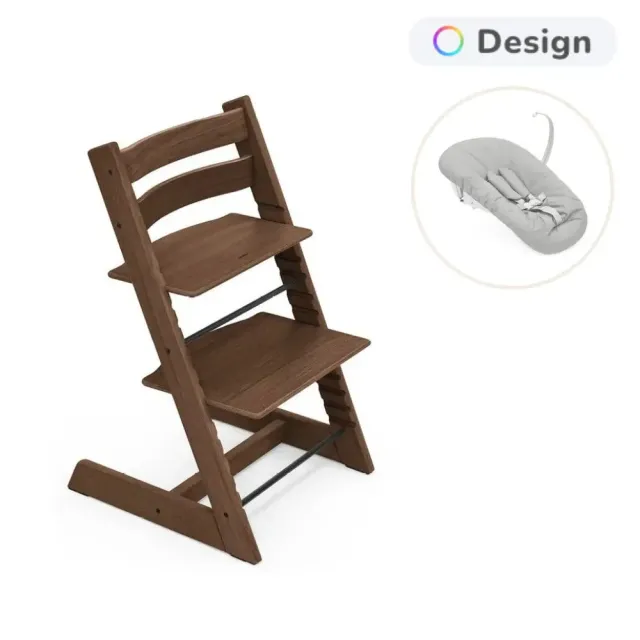 Tripp Trapp Højstol Eg Warm Brown Inkl. Newborn Sæt