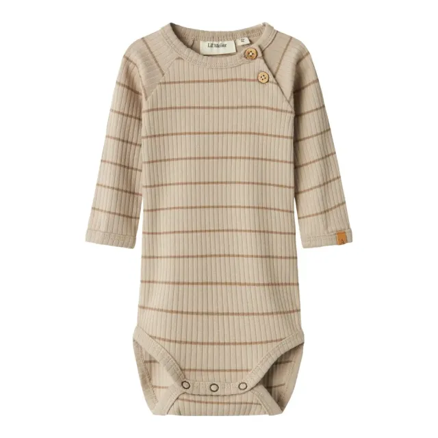 Lil' Atelier Kail Slim Langærmet Body - Pure Cashmere - 56