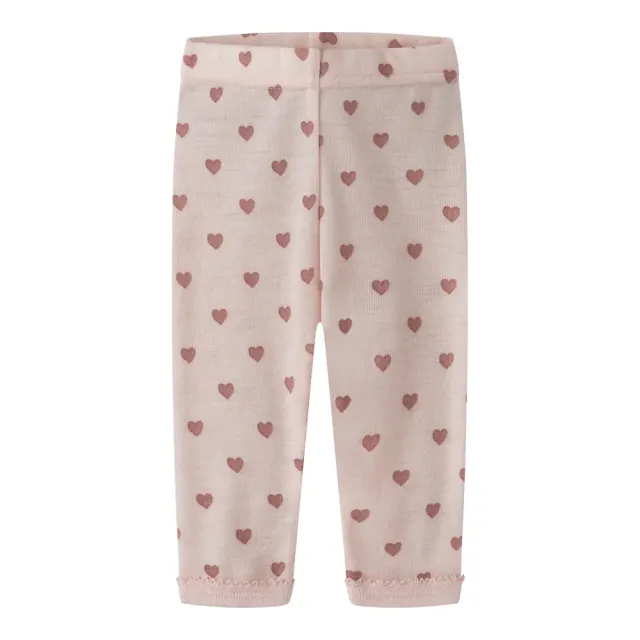 Lil' Atelier Noel Nia Uld Leggings - Morganite - 62