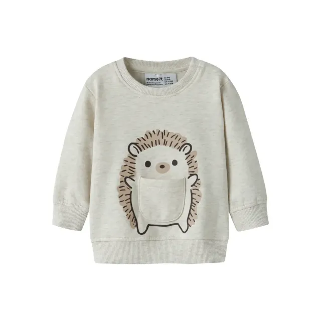 Name It Obbas Sweatshirt - Peyote Melange - 80