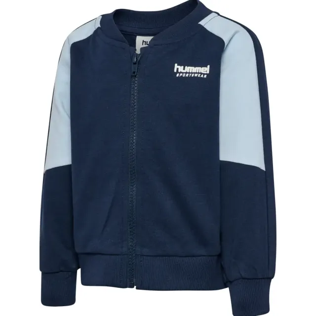 Loose Block Zip Trøje - Skynavy - 86