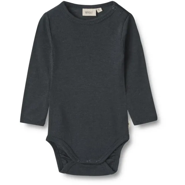 Uld body langærmet Lucca - Navy - 92