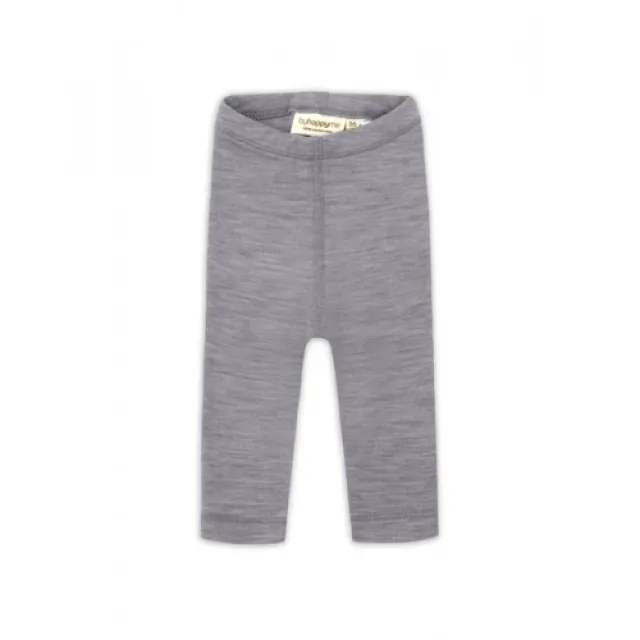 Leggings I 100% Merino Uld Til Baby Og Børn 92 Grey Melange
