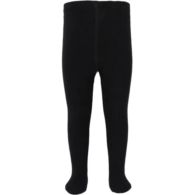 Bamboo strømpebukser - BLACK - 5/7Y
