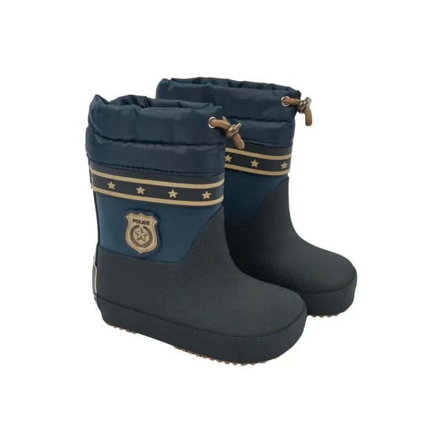 Mikk-Line Barefoot Politi Vintergummistøvle - Blue Nights - 21