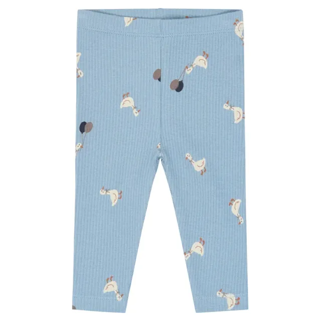 The New Siblings Vito Rib Leggings - Ashley Blue  - 74