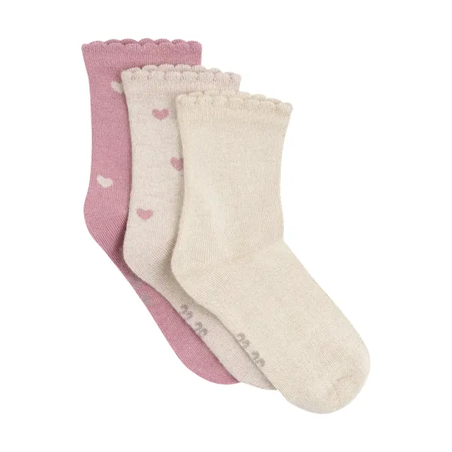 BeKids Ankelsok 3-pak - Burnished lilac - 23/26