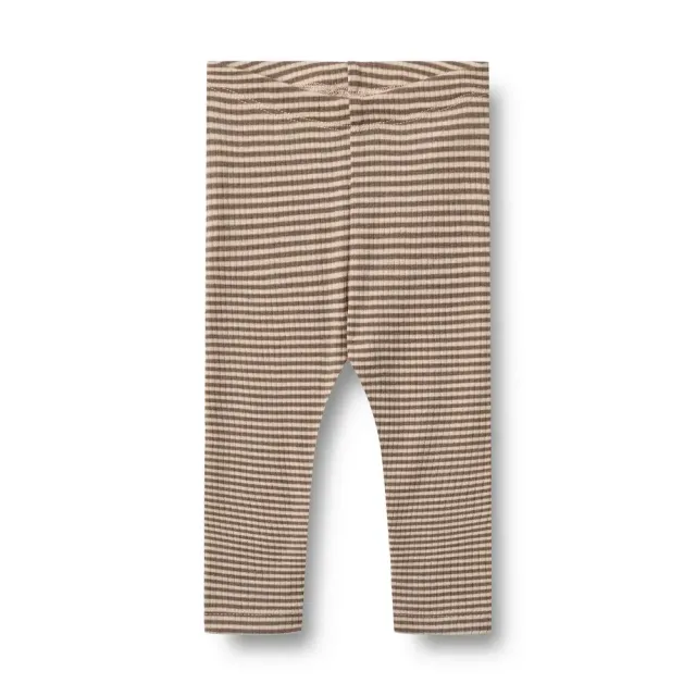 Wheat Agi Uldleggings - Wood Stripe - 56