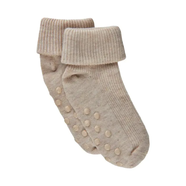 BeKids Ribbede Strømper - Rainy Day - 19/22
