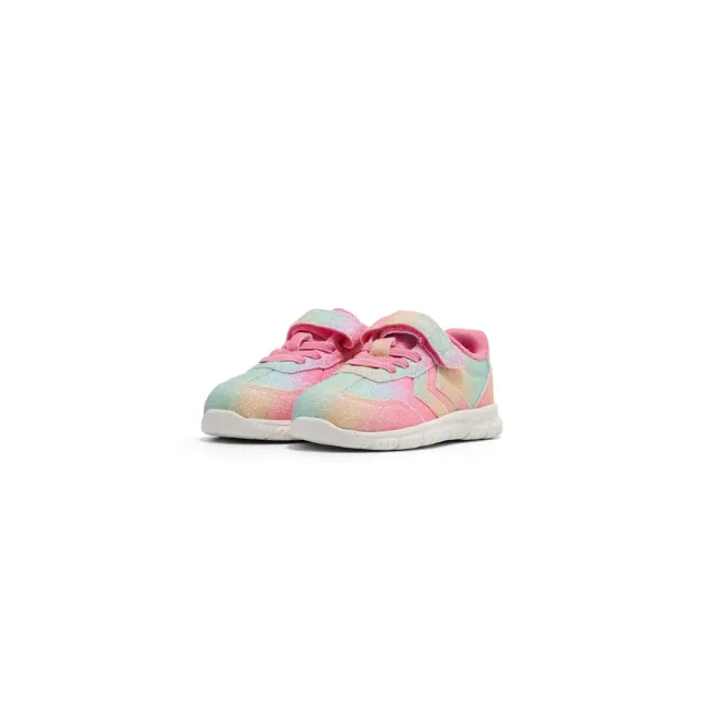 Hummel Crosslite Glitter 2.0 Infant Sneakers - Multi Colour Red/Yellow/Green - 23