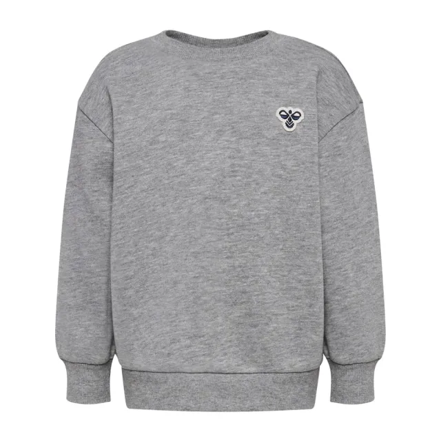 Loose Crewneck Trøje - Grey Melange - 92