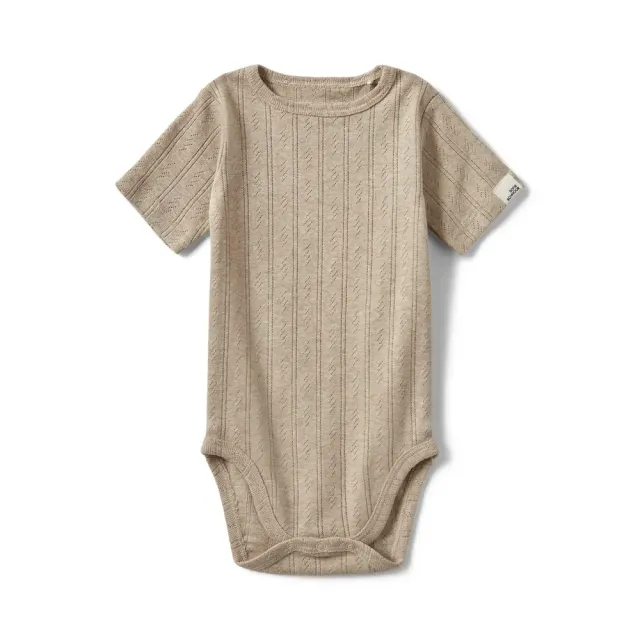 Dicte Kortærmet Body - Beige - 68