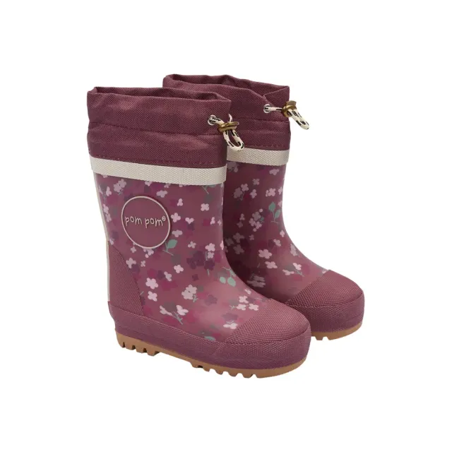 PomPom Brynn Termo Gummistøvler - Roan Rouge Hydranger - 30