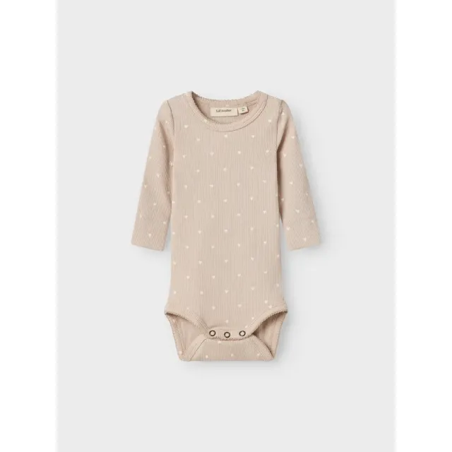 Lil' Atelier Gago Langærmet Body Slim - Gray Morning - 74