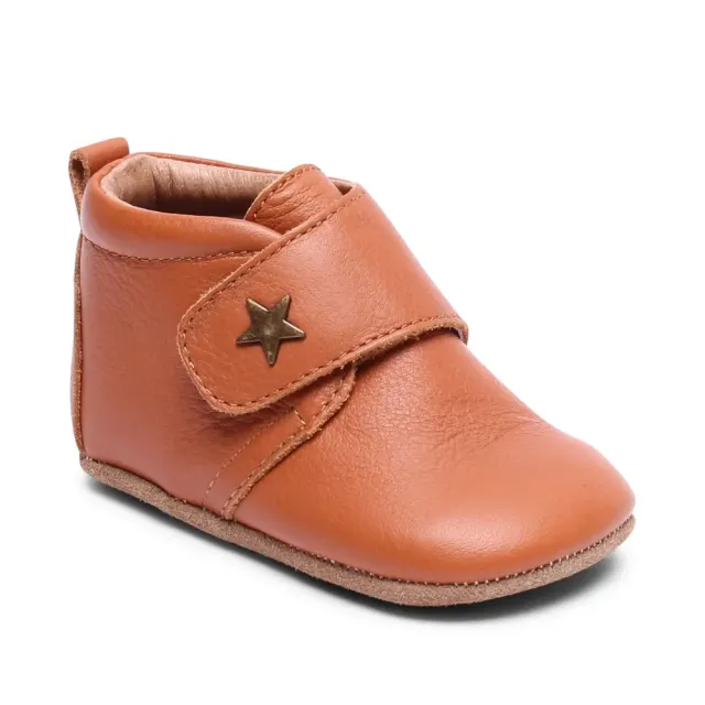 Bisgaard Hjemmesko - Velcro Star - Cognac - 23