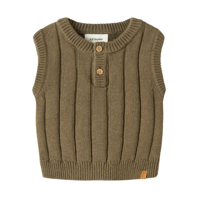 Lil' Atelier Lomon Vest - Kangaroo - 62