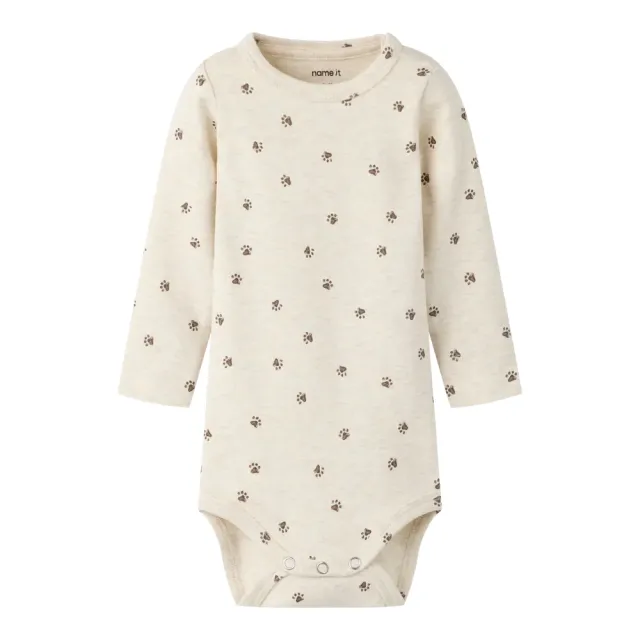 Name It Laris Langærmet Body - Peyote Melange - 50