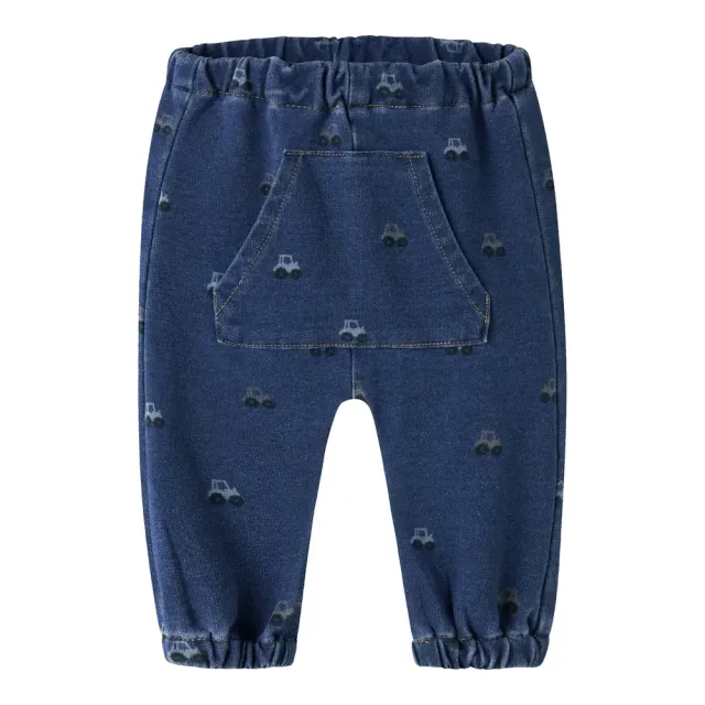 Name It Ben Barrel Sweatpants - Dark Blue Denim - 56