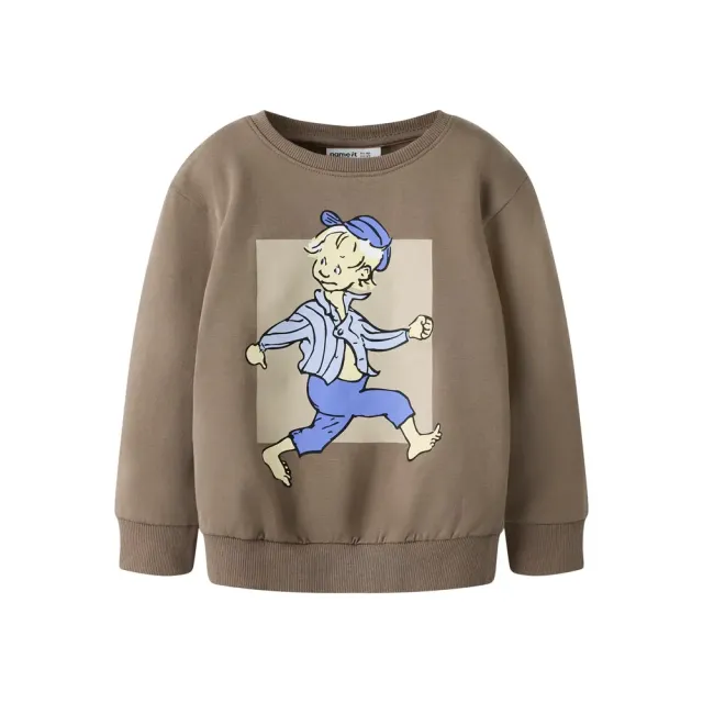 Name It Ole Emil Sweatshirt - Walnut - 86