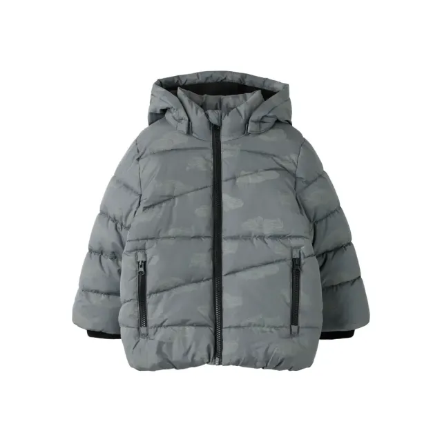 Name It Mosan Pufferjakke - Poppy Seed - 116